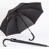 Unbreakable Walking-Stick Umbrella, Model U-115, canopy color: black