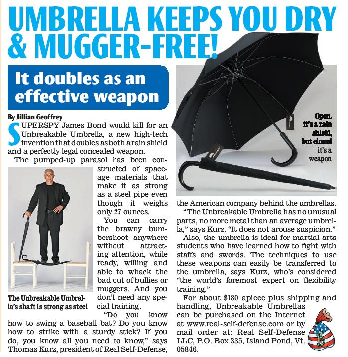 Tip for Unbreakable Umbrella